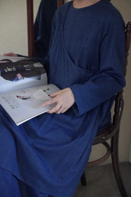 MAKU textiles｜植物蓝染连衣裙 商品图3