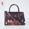SAINTJOY/上久楷 女士宋锦拎包 黑色 酒红 生机 拎包 BWS23A0801 商品缩略图11