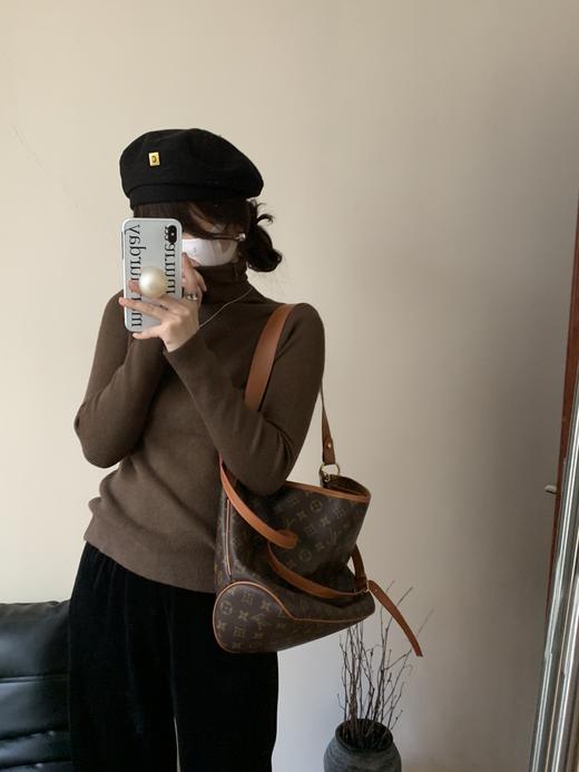 <曾小咸推荐>堆堆领羊绒打底衫 日常99/件 秒杀59.99/件！115/2件！【预售款，预计3-15天发货】 商品图4