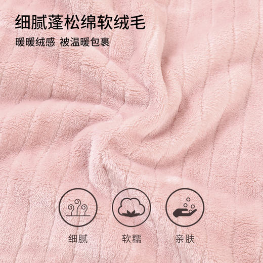 雅黛丽睡袍女秋冬款2023新款家居服法兰绒浴袍中长款加厚女士睡衣 商品图2