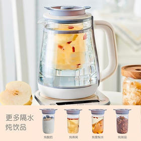 苏泊尔（SUPOR）养生壶 1.5L大容量双层壶体防烫保温煮茶壶 清洗省心 全自动煮水壶 SW-15Y11