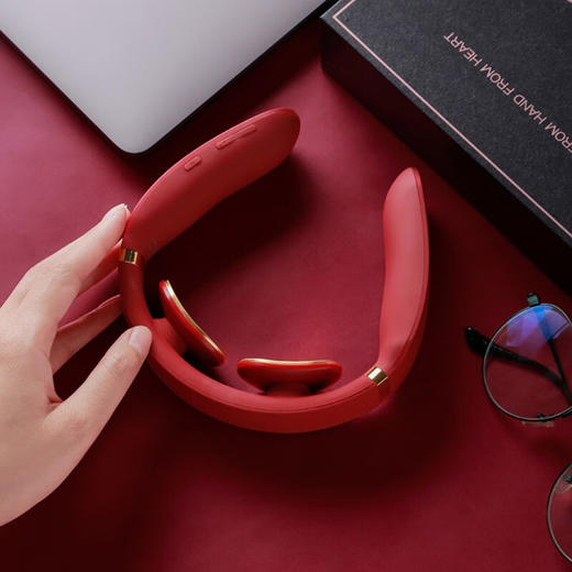 SKG颈椎按摩器颈部按摩仪肩颈护颈仪低频脉冲便携智能热敷实用感恩节送爸妈父母长辈男女友礼物礼品 【星钻礼盒款】4330 商品图1