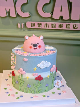 loopy 立体手绘头像/ins风 可爱蛋糕