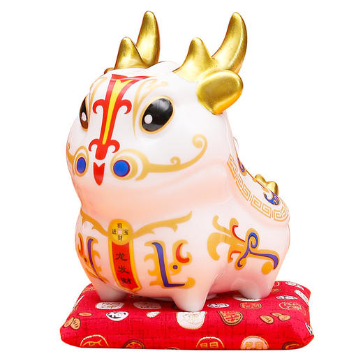 【蛇年发财❗️存钱罐】蛇年摆件 新年会陶瓷储蓄 存钱罐 茶叶对罐 商务生日伴手礼品 贺岁国潮摆件装饰新年礼盒年货礼盒 商品图4