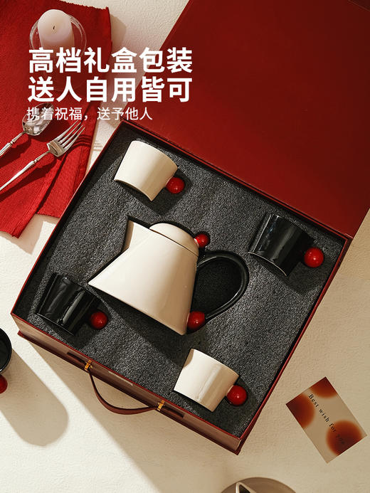摩登主妇茶壶家用女乔迁新居闺蜜生日礼物新婚伴手礼下午茶具套装 商品图1