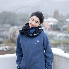 绽放037朵/双面可穿立领新中式复古文艺显瘦连身长袖外套