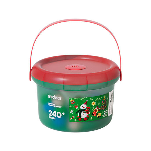 【20+圣诞装饰品 可做手环/圣诞树/发卡等】mideer弥鹿儿童圣诞节创意手工套装 圣诞装饰自己做 氛围感拉满！ 商品图4