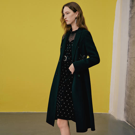 EITIE爱特爱春季新款高贵修身优雅外套大衣7314001 商品图2