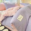 水洗棉华夫格四件套简约纯棉床单被罩南通床上用品全棉三件套被套 商品缩略图7