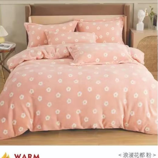 【远梦】印花柔暖绒四件套（牛奶绒） 商品图5