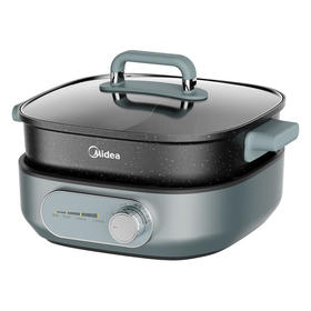美的（Midea）电火锅6升大容量家用多功能电煮锅一体式电热锅电炒锅炒菜电锅不粘锅MC-HGS303003