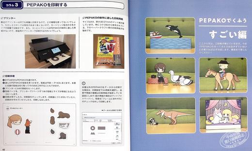 预售 【中商原版】纸偶 PEPAKO+ 日本纸偶大师wasu的纸偶书 手工折纸教程书籍 纸塑 可爱生动造型纸偶制作图集 日文原版艺术 商品图6