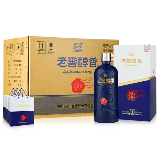 【酒厂直营】52度老窖醇香酒致趣666ml*6 泸州老窖官方旗舰店（内含礼品袋） 商品图9
