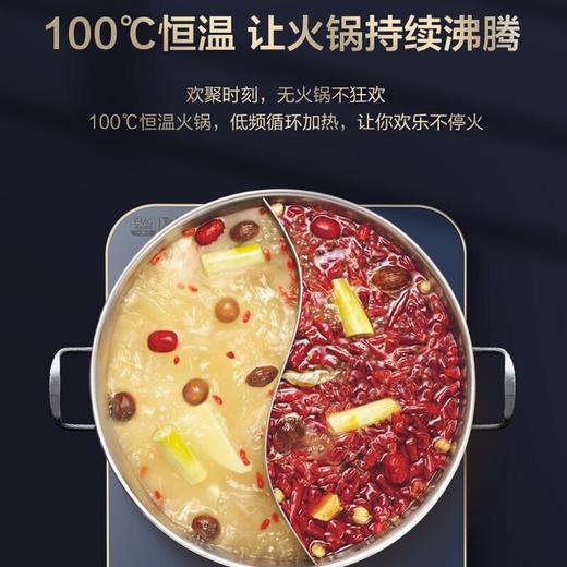 苏泊尔（SUPOR） 电磁炉家用2200w大功率电磁灶10档火力滑控调节 精控恒温 联动火 定时功能 C22-ID31【汤锅+炒锅】 商品图3