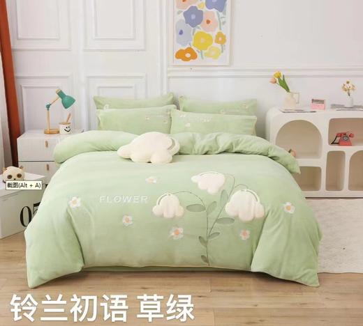 【远梦】绣花柔暖绒四件套 商品图2