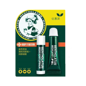 曼秀雷敦薄荷润唇膏+薄荷修护啫喱 优惠装*2组