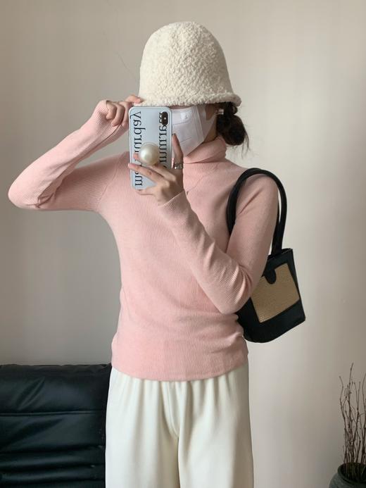 <曾小咸推荐>堆堆领羊绒打底衫 日常99/件 秒杀59.99/件！115/2件！【预售款，预计3-15天发货】 商品图5