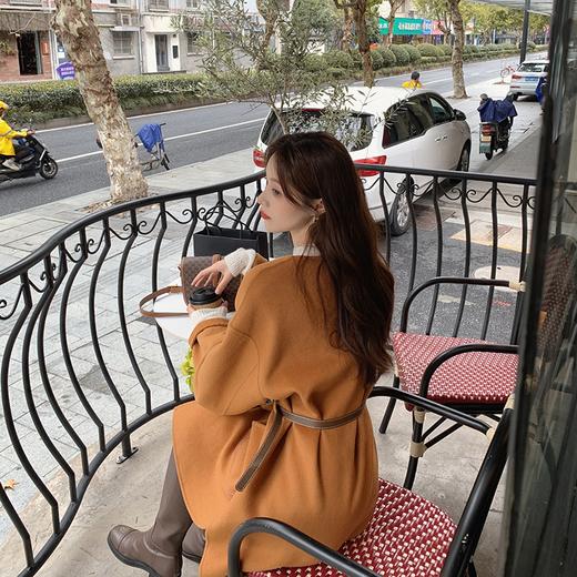 金蘑菇菇不含腰带 【约克郡大衣】澳洲羊毛！高支双面呢～外套秋冬呢子加厚 商品图2