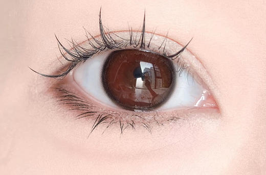 Doragina 红晕樱桃 年抛 两片 14.2mm 参考着色13.4mm 基弧8.6 含水38% 韩国进口 商品图3