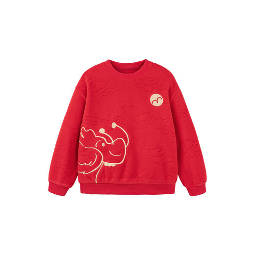 【mini亲子 儿童款 龙年非遗联名】迷你巴拉男童女童长袖卫衣儿童一家三口衣服 商品图4