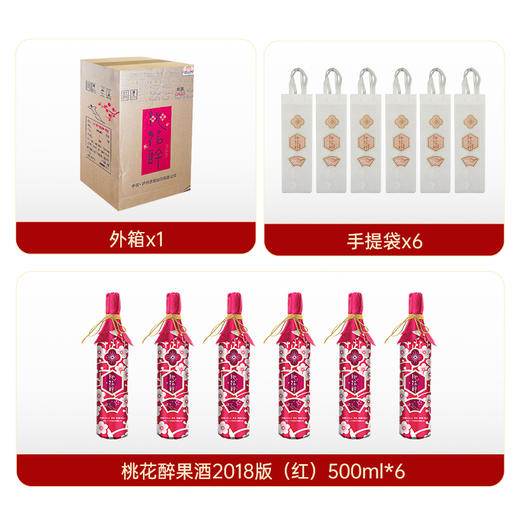 【微醺时刻】12度 桃花醉（红色版） 果酒 500ml*6    泸州老窖官方旗舰店 商品图4