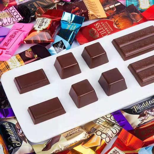 【浓郁黑巧！奶香丝滑】巧克力赶集地摊称斤 糖果夹心糖散装 巧克力软糖零食 年货喜糖 送礼情人节七夕混合休闲零食大礼包 商品图1