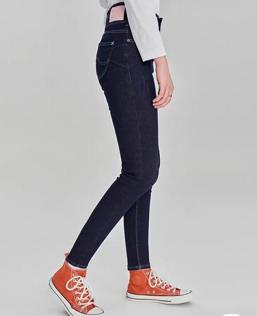 LEEFW23美颜牛仔419紧身高腰高弹力纯色牛仔裤女款清水洗 LWB100419203294898L00【富临店】 商品图1