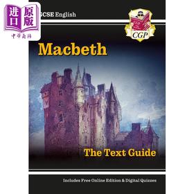 【中商原版】英国CGP GCSE English Shakespeare Text Guide - Macbeth includes Online Edition & Quizzes