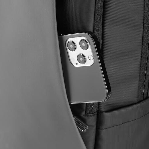 新秀丽（Samsonite）商务休闲商旅背包 时尚折角男士背包 96Q*29033 灰黑色 商品图4