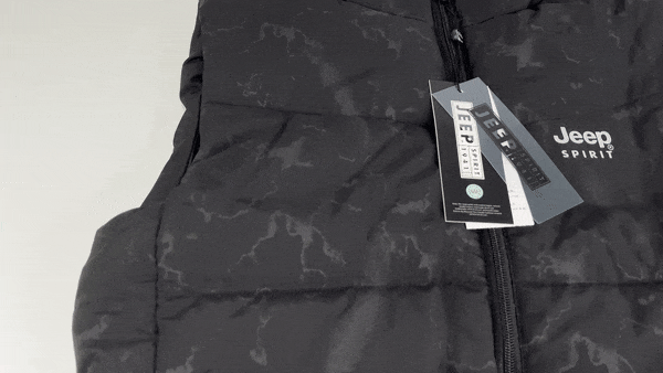这件JEEP男女同款羽绒棉马甲，既有风度，又不失温度，一件只需118元！