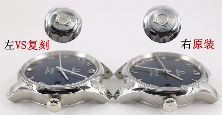VS厂欧米茄超A高仿手表碟飞系列431.10.41.21.03.001对比正品评测