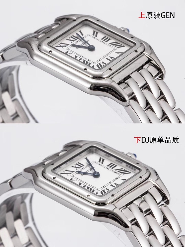 DJ厂卡地亚顶级复刻手表猎豹系列WSPN0007对比正品评测