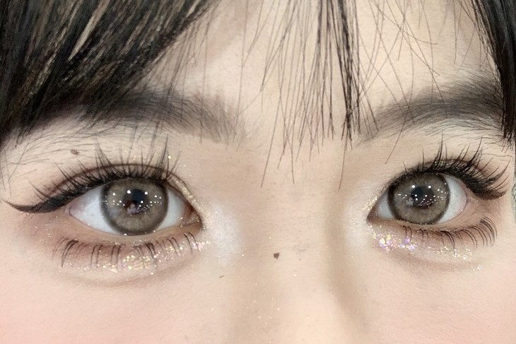 PUFFGIRL 年抛隐形眼镜 埃及金蛇 14.5mm 1副/2片 左右度数可不同-VVCON美瞳网14