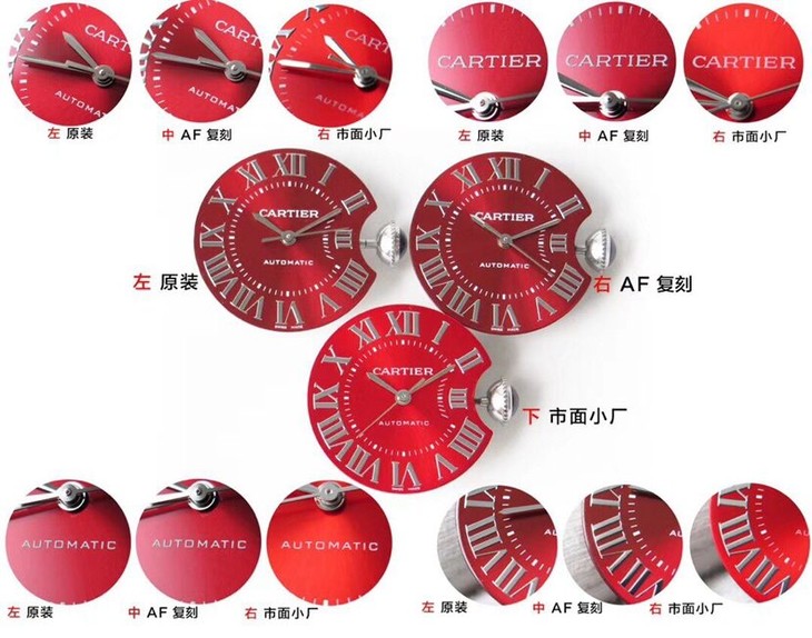 AF厂卡地亚顶级一比一精仿手表蓝气球系列WSBB0022对比正品评测