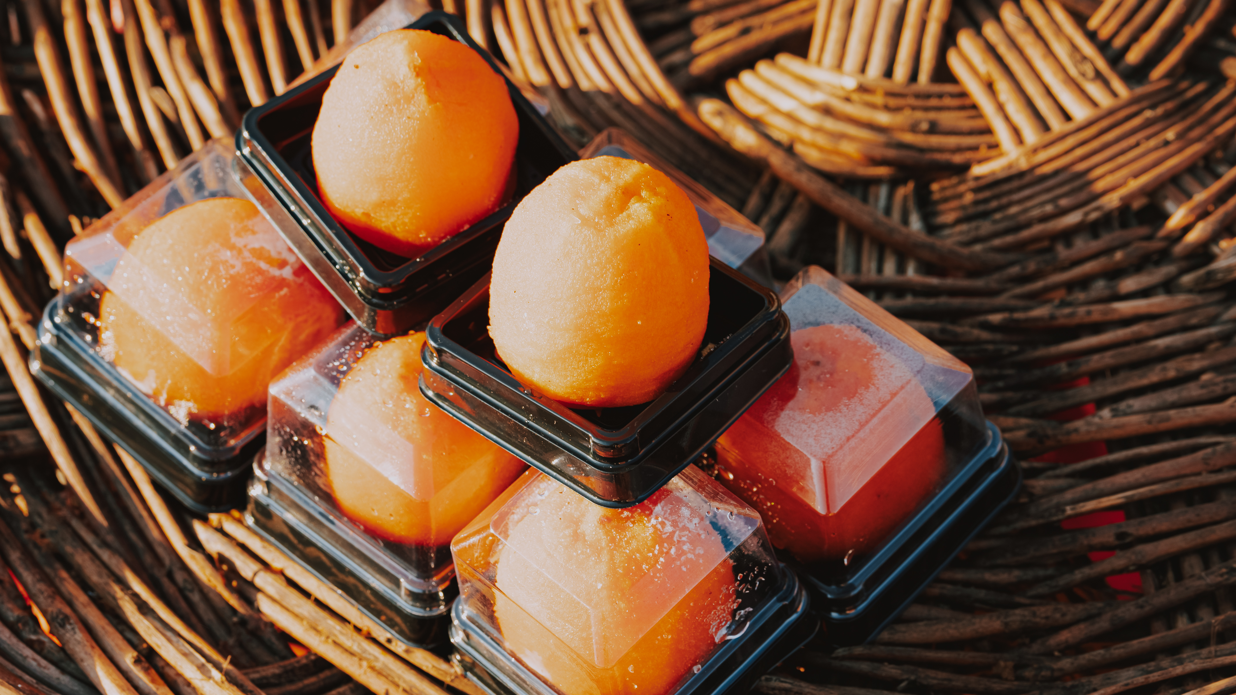 临朐半干柿子 流心爆浆无霜柿子礼盒20枚/盒  顺丰、京东