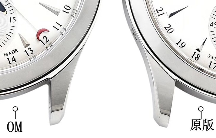 OM厂积家超A高仿手表大师系列1558420月相对比正品评测