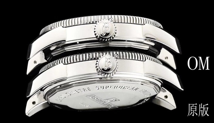 OM厂百年灵顶级一比一高仿手表超级海洋文化系列A1732124.BA61.154A对比正品评测