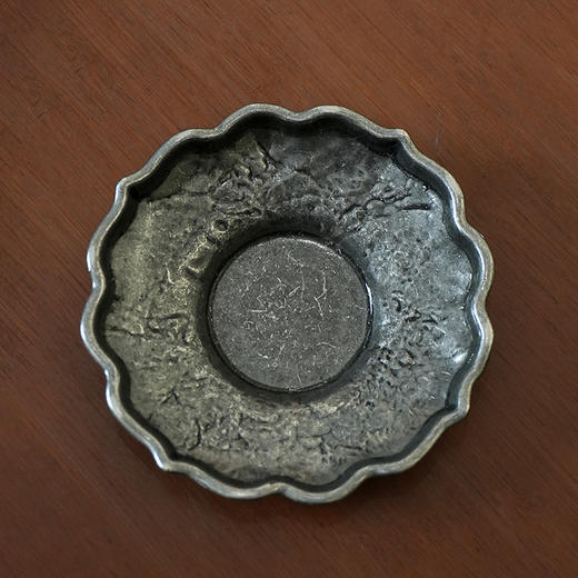 仿古花瓣茶杯托小杯垫隔热茶杯托做旧茶碟功夫茶具配件梅朵莲朵 商品图11