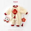 【福字连体衣！保暖加倍】宝宝冬季新款加绒加厚，新年年服婴幼儿中国风刺绣 充满浓浓年味，可拆卸流苏吊坠 柔软舒适手感 商品缩略图0