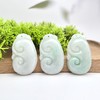 翡翠吊坠-绿底如意23*40#66D 商品缩略图0