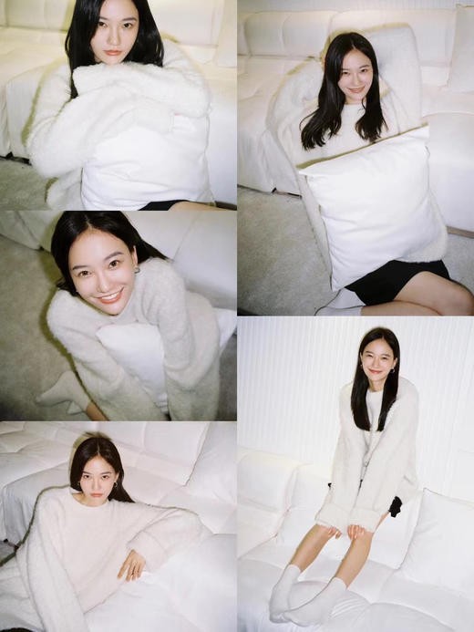 HIDEMI Snowman雪人加厚款粗针圈圈绒超保暖廓形大毛衣 商品图2