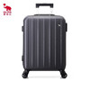 爱华仕 （oiwas） 行李箱拉杆箱轻便耐磨防刮飞机轮可登机6622标准版 炭灰色 28寸 商品缩略图0