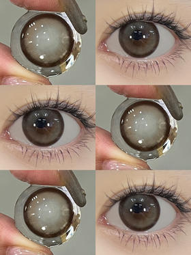 日抛  Lillilly  焦糖啵啵 14.4  着色14.1 自然棕咖