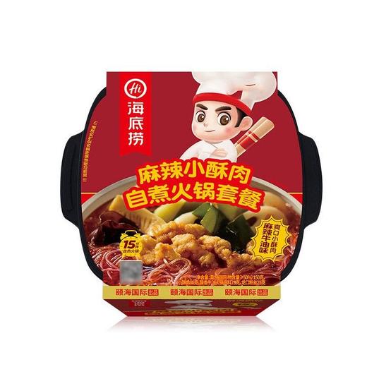 海底捞 麻辣小酥肉自热火锅 330g/盒 商品图0
