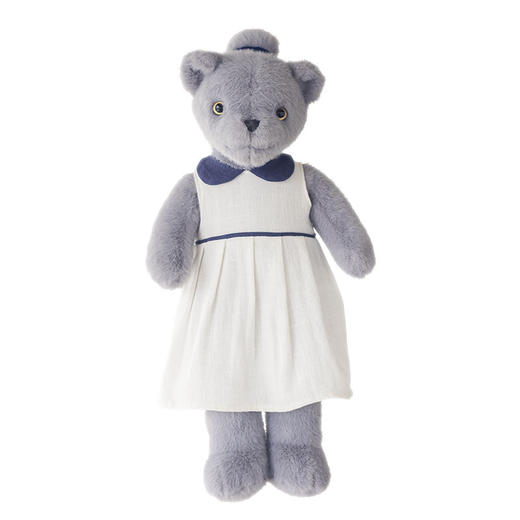 Dabron蓝灰色调毛绒玩具  领带款黑色金色随机 商品图4