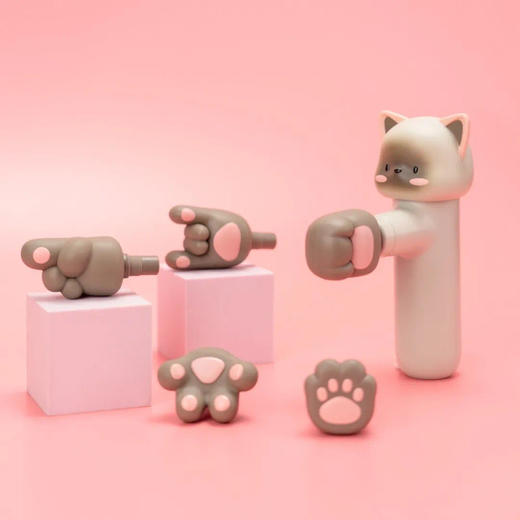 粒子重塑ACECOOL贴贴猫按摩器 810532 商品图0