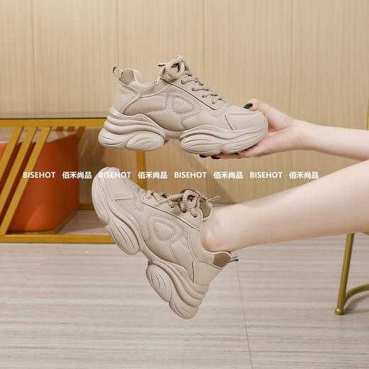 新品女士冬季加绒厚底休闲百搭老爹鞋253B35558（W） 商品图8
