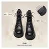 ZHR厚底马丁靴女2023秋冬新款时尚气质英伦风休闲百搭黑色女 商品缩略图8