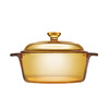 康宁（VISIONS） 晶典系列透明锅耐热玻璃汤锅琥珀色可视化煮锅炖锅 2L晶典锅VS-2-VF-E/KZ 商品缩略图1