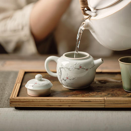 束刻<墨梅小品壶> 商品图1